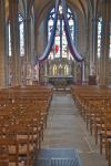 Interno della cattedrale di Limoges (Francia): la navata di Santo Stefano.
