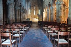 Interno della Chiesa Collegiata di Castell'Arquato in Emilia