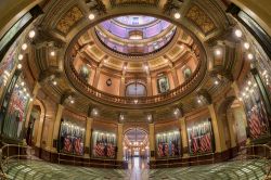 Interno della cupola del Campidoglio di Lansing, Michigan (USA) - © Nagel Photography / Shutterstock.com