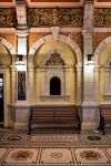 Interno della stazione ferroviaria di Dunedin, Nuova Zelanda. Siamo in uno degli edifici più fotografati di tutta la Nuova Zelanda: Dunedin è infatti celebre per la sua stazione ...