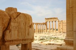 Città romana di Palmira, in Siria, è oggi minacciata dall'espansione dell'ISIS lo stato islamico / Shutterstock.com