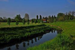 La campagna del sud-est di Milano vicino a San Donato Milanese in Lombardia