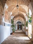 La casa parrocchiale della chiesa di Sant'Antonio a Martina Franca, Puglia.



