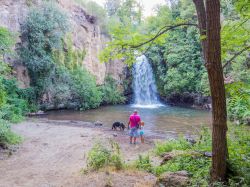 La Cascata Pellico vicino a Canino, nel Lazio 