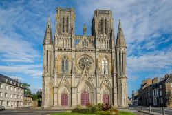 La Cattedrale di Notre Dame des Champs ad Avranches in Bassa Normandia, Francia