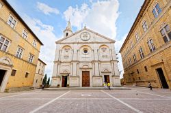 La Cattedrale in centro a Pienza, in Toscana