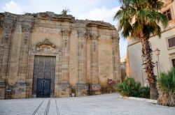 La chiesa del Purgatorio a Partanna in Sicilia