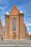 La chiesa di San Vincenzo nella città vecchia di Helsingor, Danimarca.


