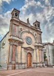 La chiesa di Santa Maria del Carmine nel borgo antico di Guardiagrele in Abruzzo