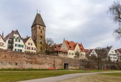 La cinta muraria di Ulm in Germania, si può compiere una passeggiata su di essa