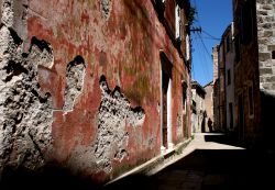 La città vecchia di Trpanj, sud della Dalmazia, Croazia.

