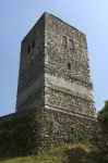 La cosiddetta Spia d'Italia la torre della Rocca di Solferino, colline moreniche del Garda