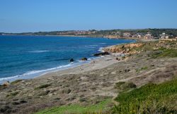 La costa e le dune di San Giovanni di Sinis, frazione di Cabras (provincia di Oristano).
