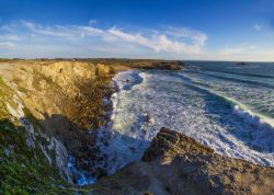 La Cote Sauvage in Bretagna, nei pressi di Carnac in Francia.