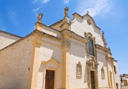 La facciata della Chiesa Madre di Specchia in Puglia