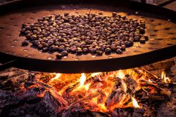 La festa dei Marroni, la sagra della castagna a Combai in Veneto.