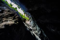 La forra sulla strada che collega il Lago di GArda a Tremosine in Lombardia