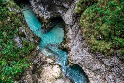 La gola Leutaschklamm detta anche la Gola degli Spiriti in Tirolo, Austria