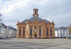 La Ludwigskirche in centro a Saarbrucken, in Germania