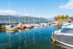 La marina di Ispra e il Lago Maggiore in Lombardia