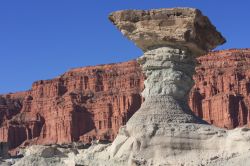 La Moon Valley nella provincia di San Juan, Argentina. Le terre aride che circondano il parco Ischigualasto sono conosciute come Valle della Luna per il loro aspetto aspro e lunare.
