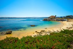 La spiaggia a Cannery Row in Monterey, California, USA