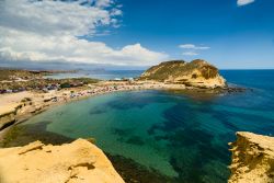 La spiaggia Cocedores in Murcia nei pressi di Aguilas in Murcia (Spagna), Mar Mediterraneo.