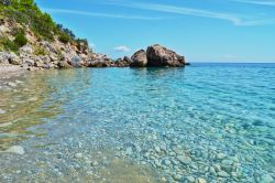 La spiaggia de L’Acqua Dolce a Porto Ercole, Monte Argentario