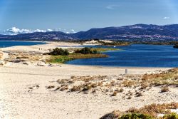 La spiaggia di  San Pietro a Mare a Valledoria in Sardegna