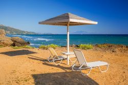 La spiaggia di Bananan Beach a Zante, in Grecia