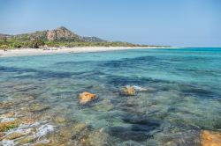 La spiaggia di Berchida vicino Siniscola in Sardegna