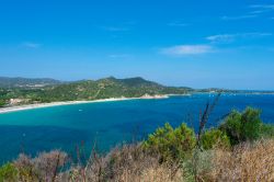 La spiaggia di Campus a Villasimius nel sud della Sardegna