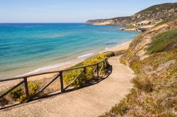 La spiaggia di Gutturu'e Flumini ad Arbus in Sardegna 