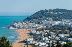 La spiaggia di La Marsa nel nord della Tunisia