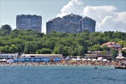 La spiaggia di Lanzheron beach si trova a Odessa, Mar Nero (Ucraina) - © Yannick Morelli / Shutterstock.com