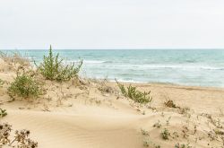 La spiaggia di Manfria nel comune di Gela, Sicilia del sud