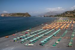 La spiaggia di Praia a MAre e l'isola di Dino (Cosenza) in Calabria