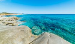 La spiaggia di Sant'Elmo in Sardegna