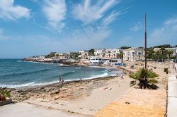 Una spiaggia nella zona di Santa Maria di Leuca, sulla punta estrema del Salento, in Puglia.