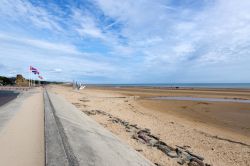 La spiaggia più famosa del D-Day: siamo a Omaha Beach in Normandia, vicino a Saint Laurent sur Mer,