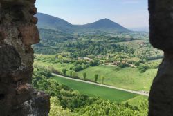 La Strada del Vino sui Colli Euganei nel Veneto.