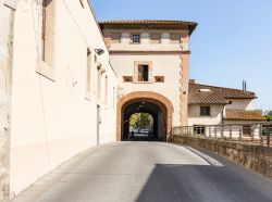 La torre del Ponte Mediceo a Cappiano di Fucecchio in Toscana