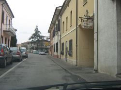 La via delle stamperie a Gambettola, Emilia-Romagna