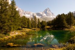 Lac de Laye il Lago Blu di Valtournenche in Valle d'Aosta