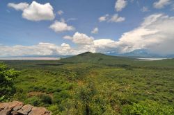 Laghi Abaya e Chamo nella Rift Valley, Etiopia. Questi due laghi gemelli sono separati da una stretta catena chiamata Ponte di Dio.
