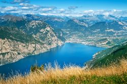 La parte nord del Lago di Garda fotografata dal monte Baldo