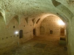 Antichi locali adibiti a lavanederia e tintoria nei sottorreanei del palazzo Ducale di Urbino