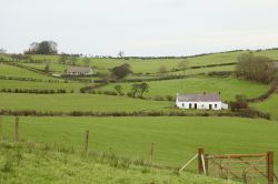 Le campagne intorno a Larne, nel nord dell'Irlanda