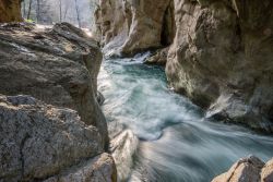 Le Gole del Sammaro nel territorio limitrofo di Roscigno nel Cilento (Campagna)