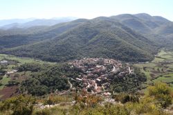 Le montagne dela provincia di Frosinone e il borgo di Pastena in Ciociaria